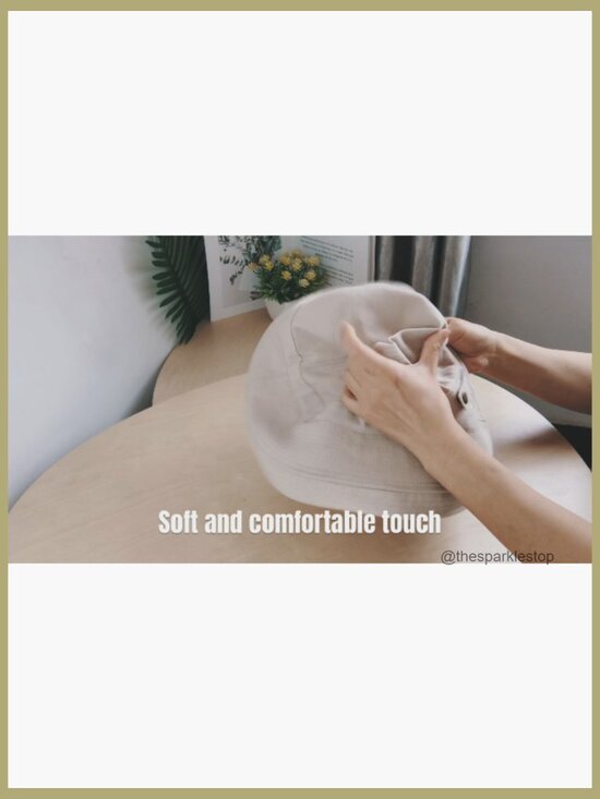 Cotton Wide Brim Sun Hat UPF50+ Packable Travel Beach Cap